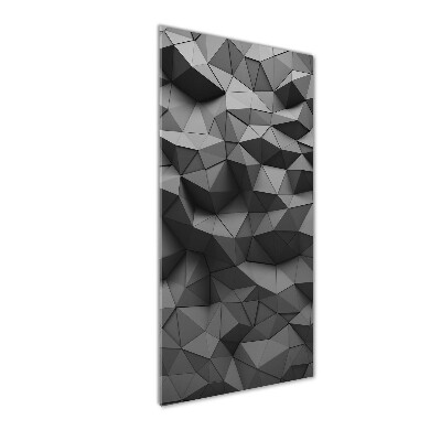 Quadro stampa su vetro verticale Sfondo astratto 3D