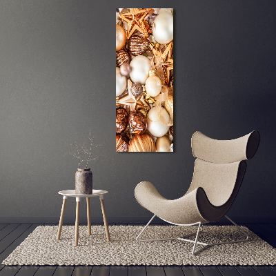 Quadro stampa su vetro verticale Decorazioni natalizie