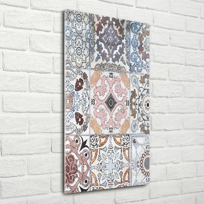 Quadro di vetro verticale Piastrelle in ceramica