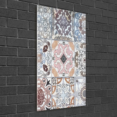 Quadro di vetro verticale Piastrelle in ceramica