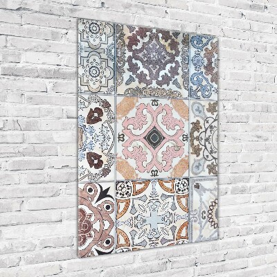 Quadro di vetro verticale Piastrelle in ceramica