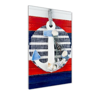 Quadro di vetro verticale Ancorare