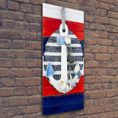 Quadro di vetro verticale Ancorare