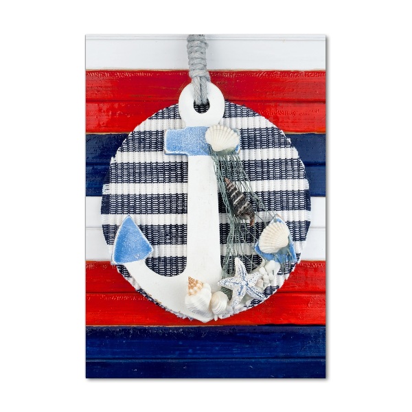 Quadro di vetro verticale Ancorare