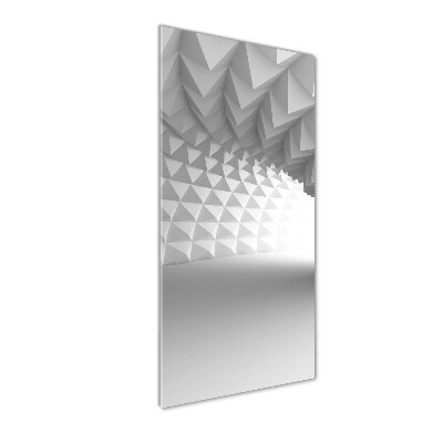 Quadro stampa su vetro verticale Tunnel astratto