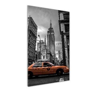 Quadro stampa su vetro verticale New York