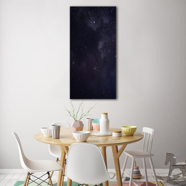 Quadro vetro verticale Costellazione