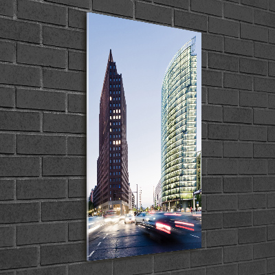 Quadro vetro verticale Grattacieli