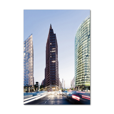 Quadro vetro verticale Grattacieli