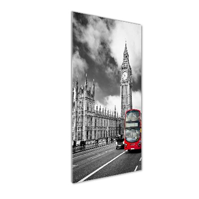 Quadro di vetro verticale Big Ben di Londra