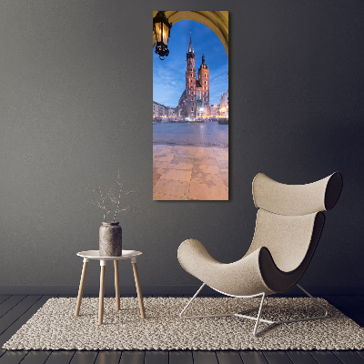 Quadro in vetro verticale Cracovia, Polonia