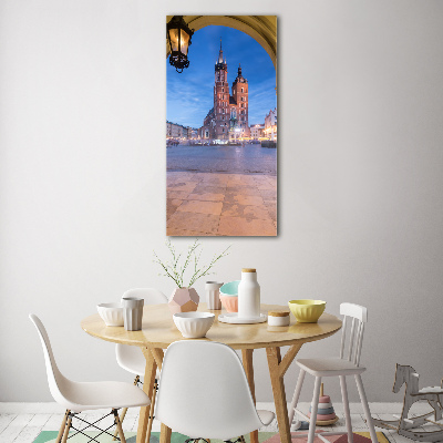 Quadro in vetro verticale Cracovia, Polonia