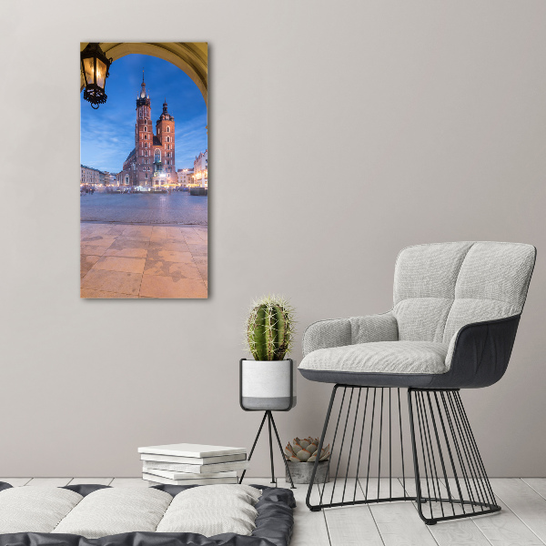 Quadro in vetro verticale Cracovia, Polonia