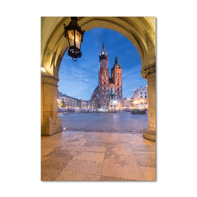 Quadro in vetro verticale Cracovia, Polonia