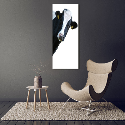 Quadro di vetro verticale Mucca maculata