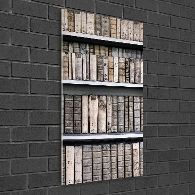 Quadro vetro verticale Libreria