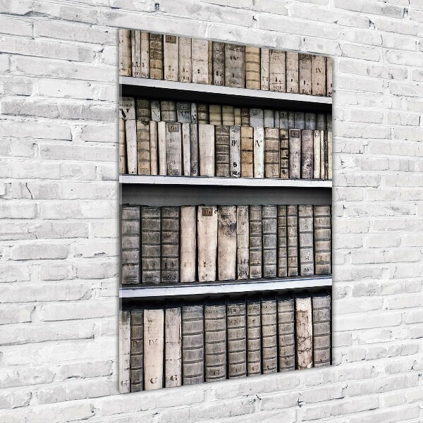 Quadro vetro verticale Libreria