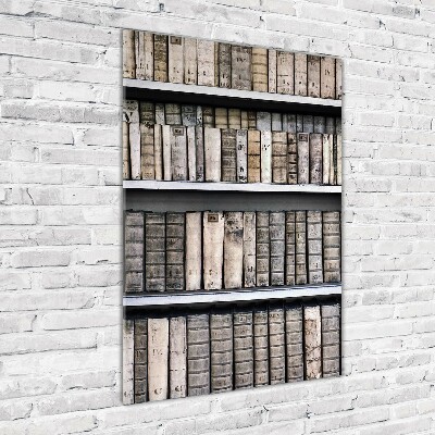 Quadro vetro verticale Libreria