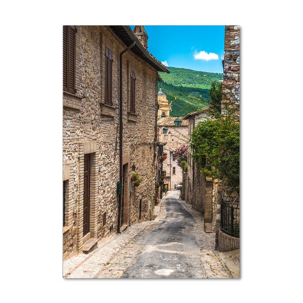 Quadro vetro verticale Una strada affascinante