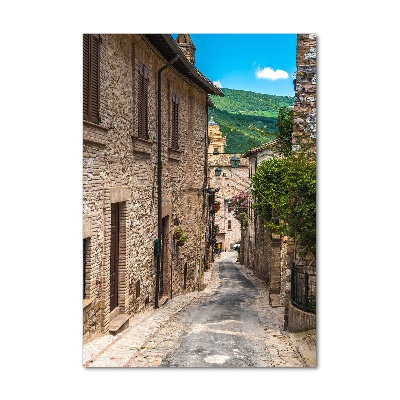 Quadro vetro verticale Una strada affascinante