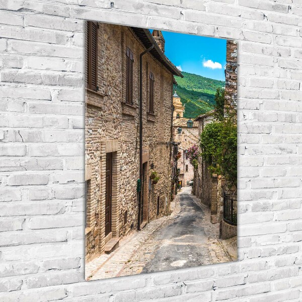 Quadro vetro verticale Una strada affascinante