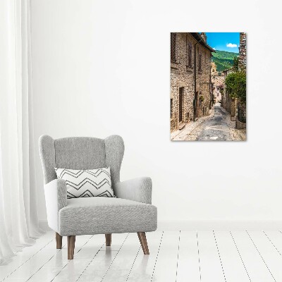 Quadro vetro verticale Una strada affascinante