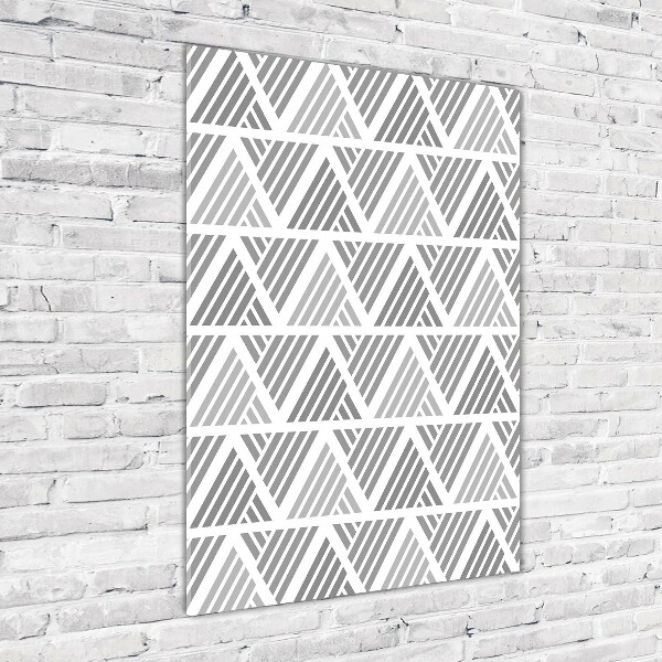 Quadro vetro verticale Sfondo geometrico