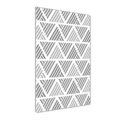 Quadro vetro verticale Sfondo geometrico