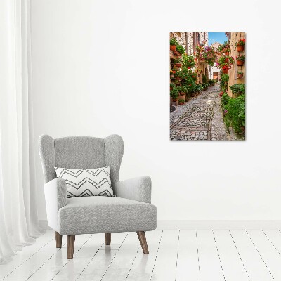 Quadro di vetro verticale Umbria Italia