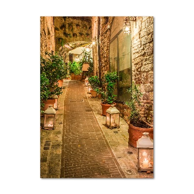 Quadro stampa su vetro verticale Umbria Italia