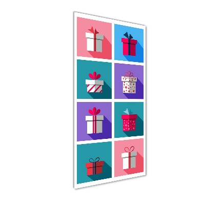 Quadro stampa su vetro verticale Presenta