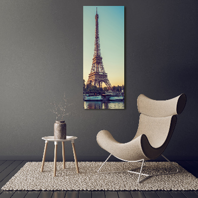 Quadro vetro verticale Torre Eiffel Parigi