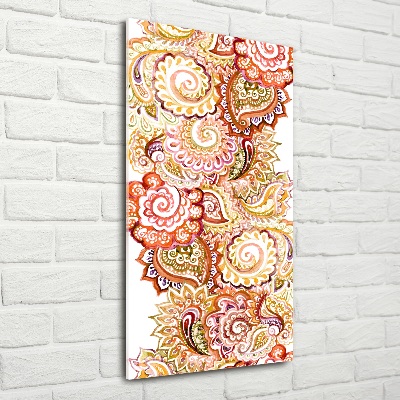 Quadro vetro verticale Ornamenti