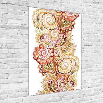 Quadro vetro verticale Ornamenti