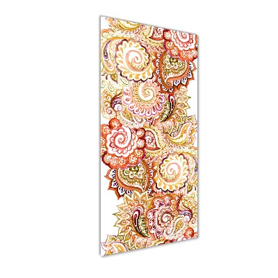 Quadro vetro verticale Ornamenti