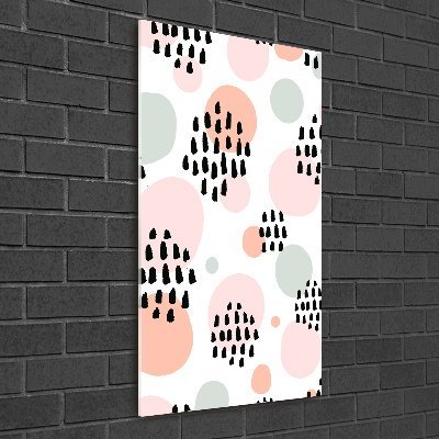 Quadro di vetro verticale Sfondo astratto