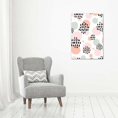 Quadro di vetro verticale Sfondo astratto