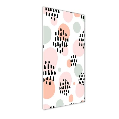 Quadro di vetro verticale Sfondo astratto