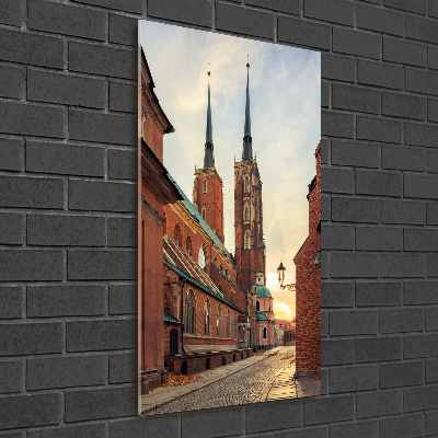 Quadro in vetro verticale Breslavia, Polonia