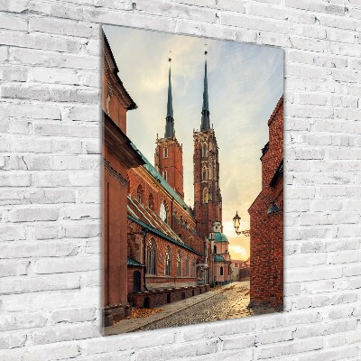 Quadro in vetro verticale Breslavia, Polonia