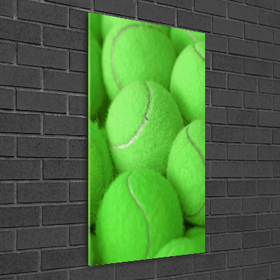 Quadro in vetro verticale Palline da tennis