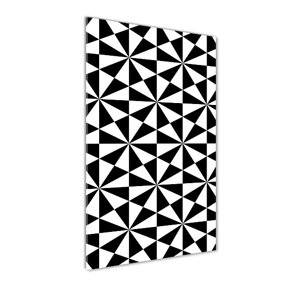 Quadro in vetro verticale Sfondo geometrico