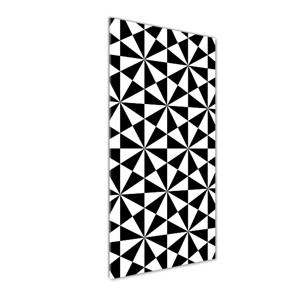 Quadro in vetro verticale Sfondo geometrico