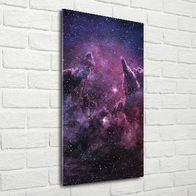 Quadro di vetro verticale Nebulosa
