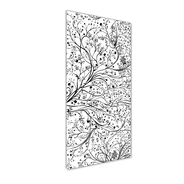 Quadro di vetro verticale Rami