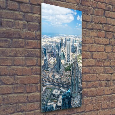 Quadro vetro verticale Grattacieli