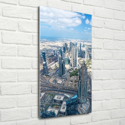 Quadro vetro verticale Grattacieli