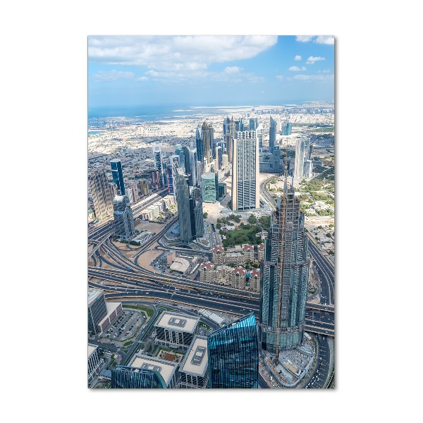 Quadro vetro verticale Grattacieli