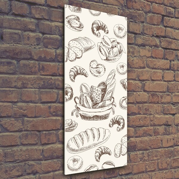 Quadro vetro verticale Pane