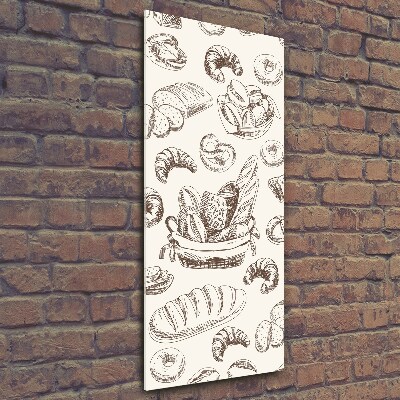 Quadro vetro verticale Pane